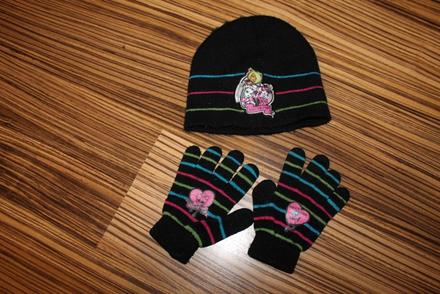 Set čiapka a rukavice monster high v. 4/8r., 110