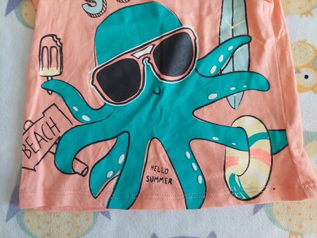 Chobotnica letné tričko veľ.74/80-86, 74