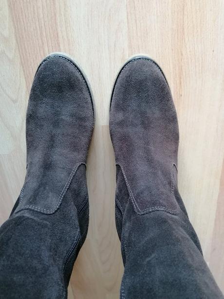 Nízke celokožené čizmy, 36