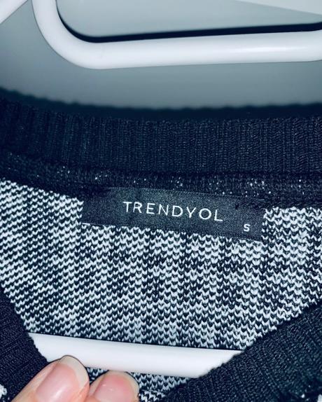 Pulover so vzorom kohutej stopy, s