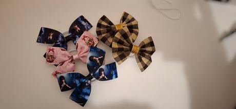 Balíčky mašiel na gumičke/štipce, 