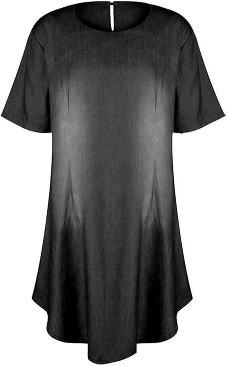 Letné šedočierne minišaty, v. l/xl, xl
