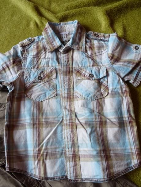 Komplet nohavice a kosela s kratkym rukavom, next,98