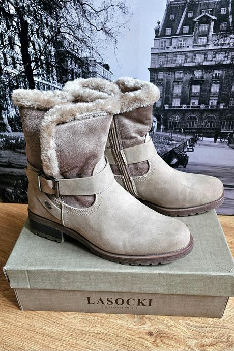 Teplé čižmičky lasocki, lasocki,38