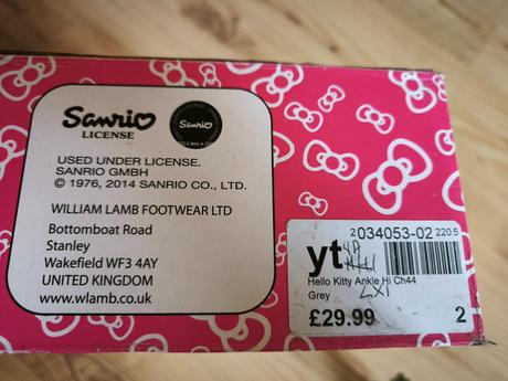 Topánky hello kitty - nenosené, 33 / 34