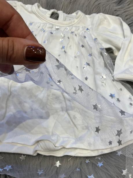 Dievčenské šaty s tylovou sukňou (62), 62