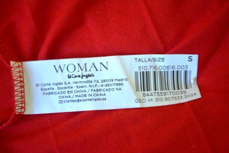 El corte inglés - červené maxi šaty, veľ. s, s