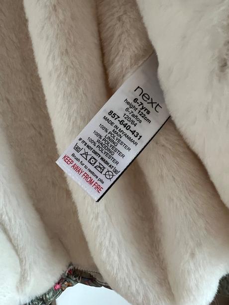 Zimná bunda next veľ. 116-122 (6-7r.), next,122