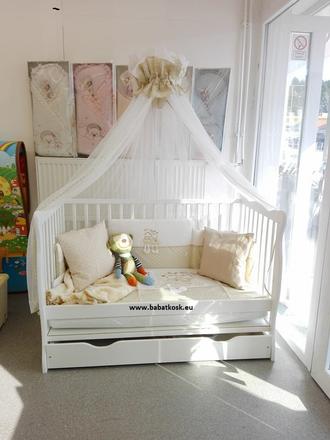 Multifunkčná detská postieľka 2v1, šírka (cm): 60,dĺžka (cm): 120