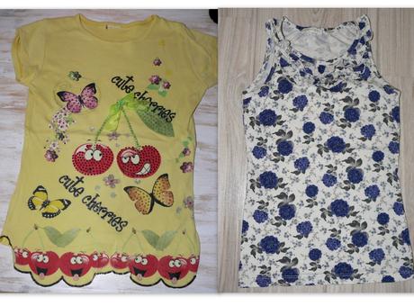 Tričká+tuniky 8ks, 104–116