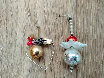 Vianočné retro ozdoby,