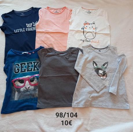 Tričká dlhý rukáv, 98