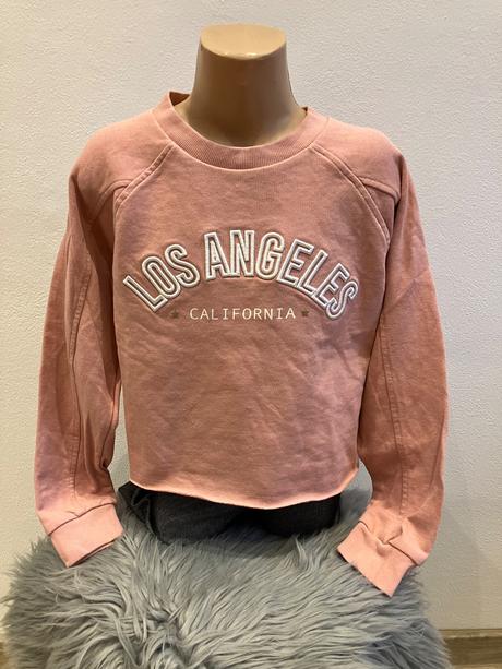 Dievčenská crop mikina s nápisom (134-140), george,134