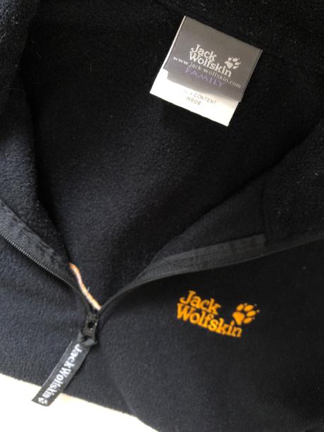 Flisová mikina zn. jack wolfskin, jack wolfskin,152