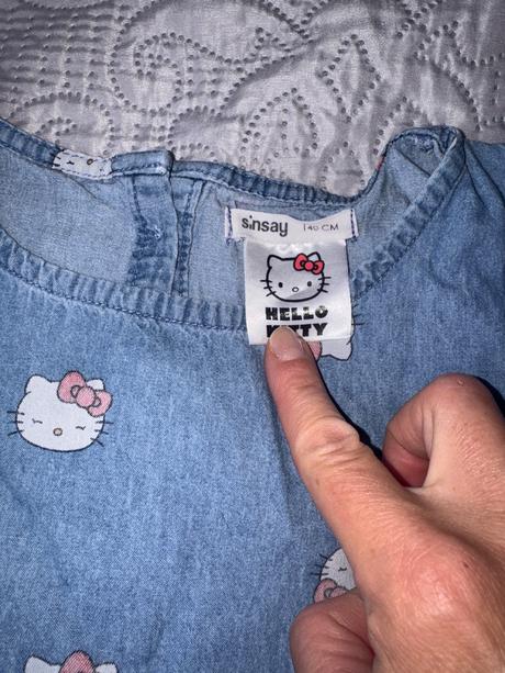 Šaty hello kitty 140, sinsay,140