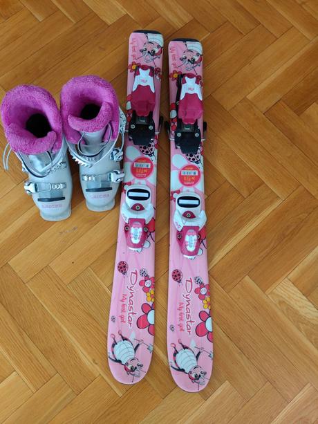 Dynastar lyze s viazaním a lyziarky, dynastar,80-89 cm