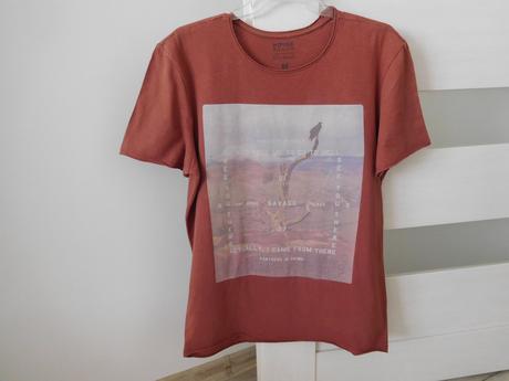 Tričko bavlnené m, v hnedej farbe,, m