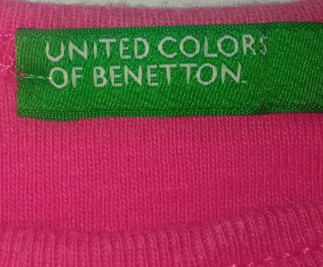 Dievčenské tričko s kvetmi a nápisom (18 mes.), benetton,80