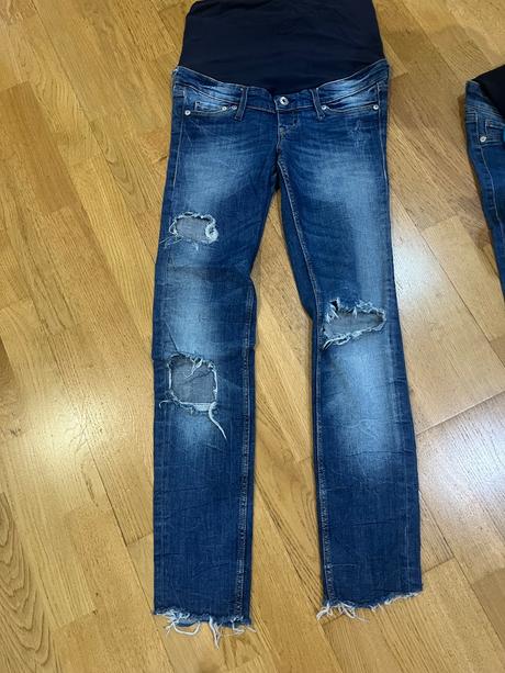 Tehotenské rifle h&m, h&m,xs