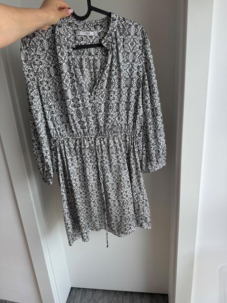 Satenove šaty mango, mango,xs