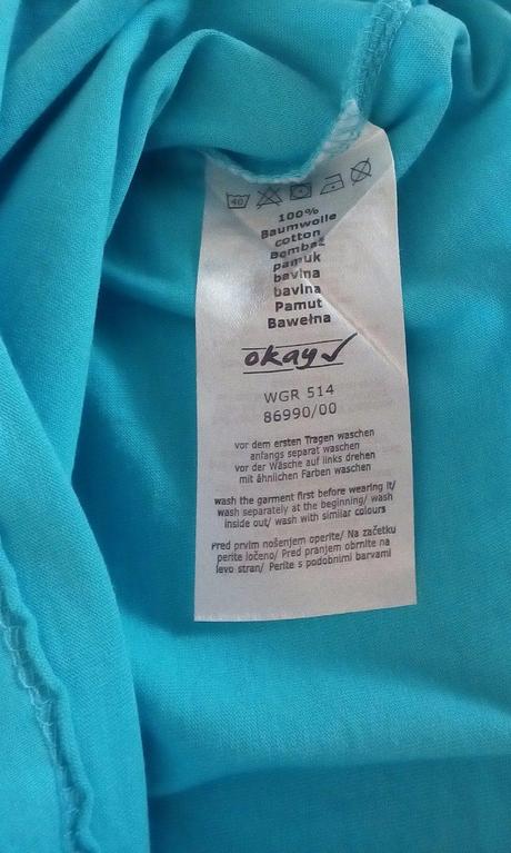 Bledomodre tričko, okay,116