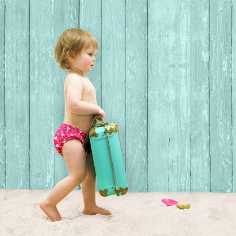 Bambino mio kúpacie nohavičky flamingo, 1-2 roky, bambino mio,80