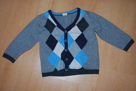 Štýlový svetrík pre elegána, v.86/92, h&m,86
