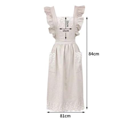 Vintage vyšívané zástery s kvetinovou textúrou, 