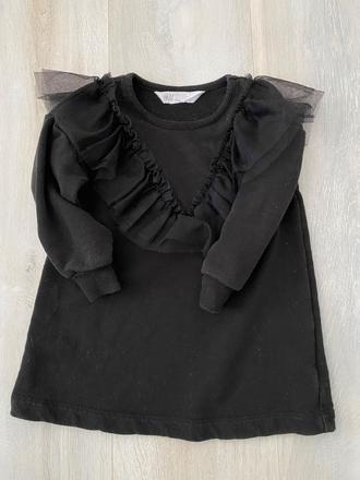 Dievčenské mikino šaty, h&m,98