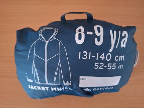 Bunda do dažďa, decathlon,134