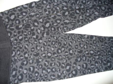 Tigrované teplešie leginy xs, h&m,xs