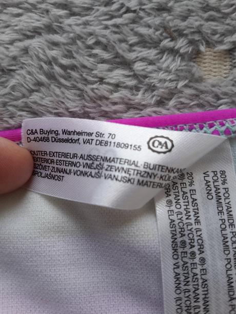 2 dielne plavky s jednorožcom, c&a,98