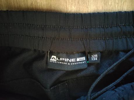 Detské softshell.nohavice alpine pro 2v1, 128-134, alpine pro,128