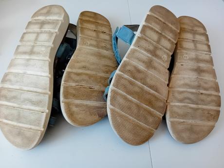 Dievčenské sandálky pre dvojičky 34, 34