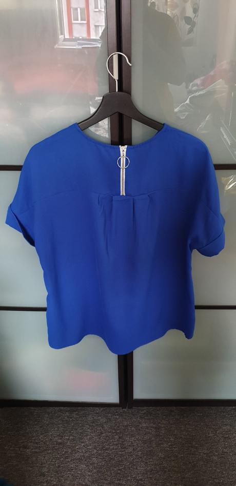 Modrá blúzka, stradivarius,s