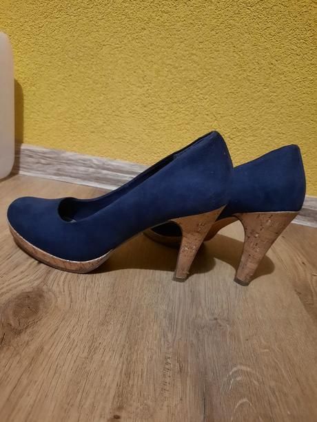 Tmavomodré lodičky, deichmann,41