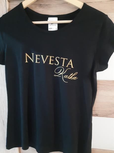 Tričko nevesta katka, m / s