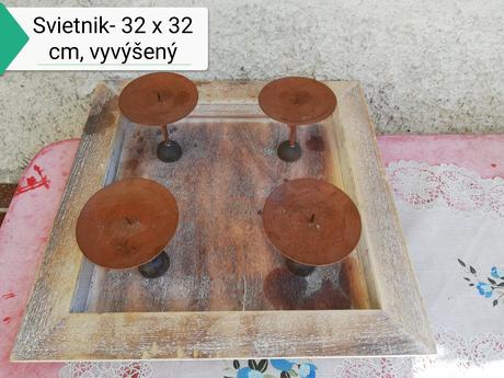 Drevený svietnik, 