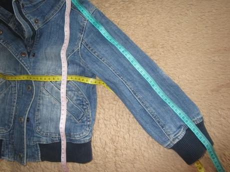 2950. rifľová bunda znač., h&m,110