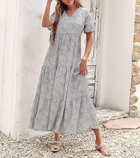 Maxi šaty v boho štýle veľ. xl-xxl, xl