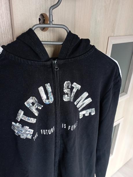 Dievčenská mikina na zips, c&a,170