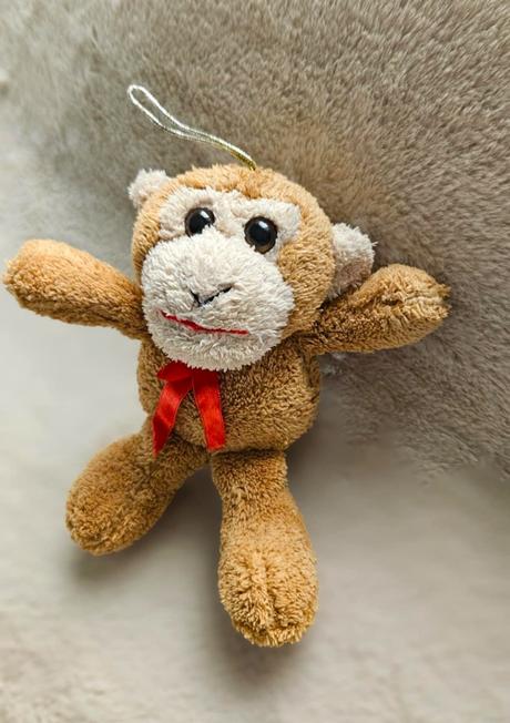 Plyšová hračka opica a zajačik, 