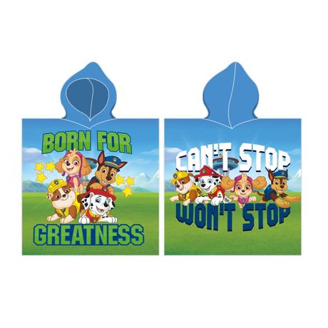 Detská osuška pončo paw patrol,