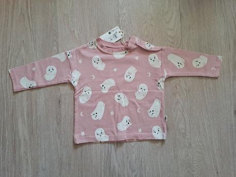 Lindex dievcenske ruzove tricko dlhy rukav 68, lindex,68