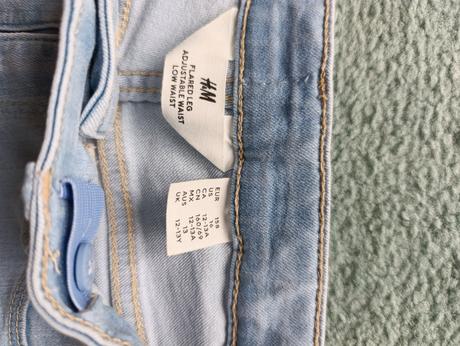 Dievčenské jeansy flare zn hm veľ 158, h&m,158