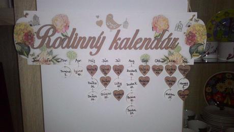 Rodinný kalendár,