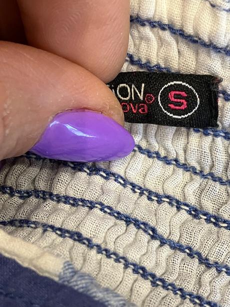 Dámska modro-biela kockovaná košeľa (s), terranova,s