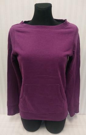 Fialová mikina s klokaním vreckom, crane, s, s