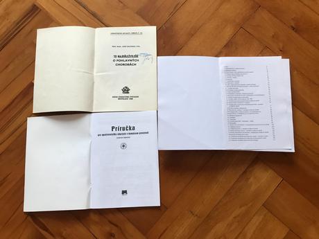 3 knihy - zdravotníctvo, opatrovanie, seniori,