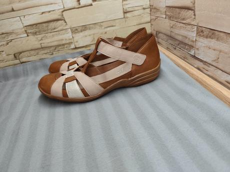 Rieker - remonte 41- dámske kožené sandále, rieker,41